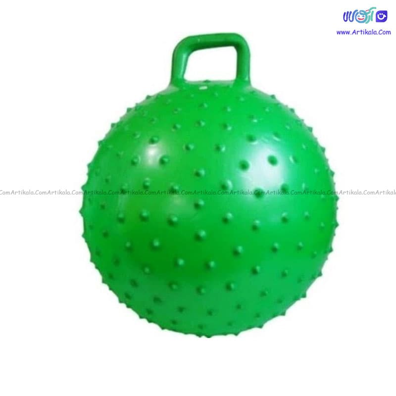 توپ ایروبیک دسته دار 600 گرمی