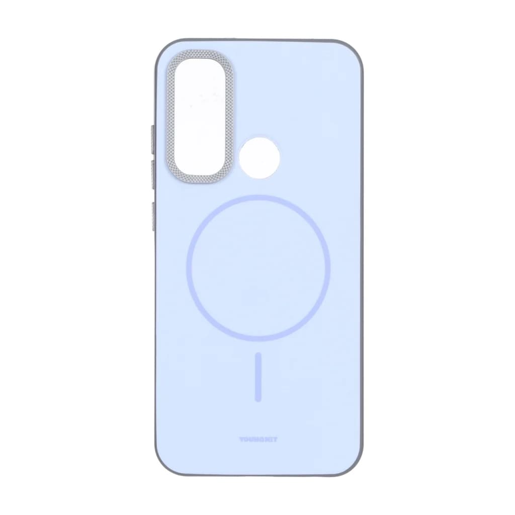 قاب Youngkit طرح مگ سیف دور لنز کربن Xiaomi Redmi Note 8 – آبی — تصویر ۲