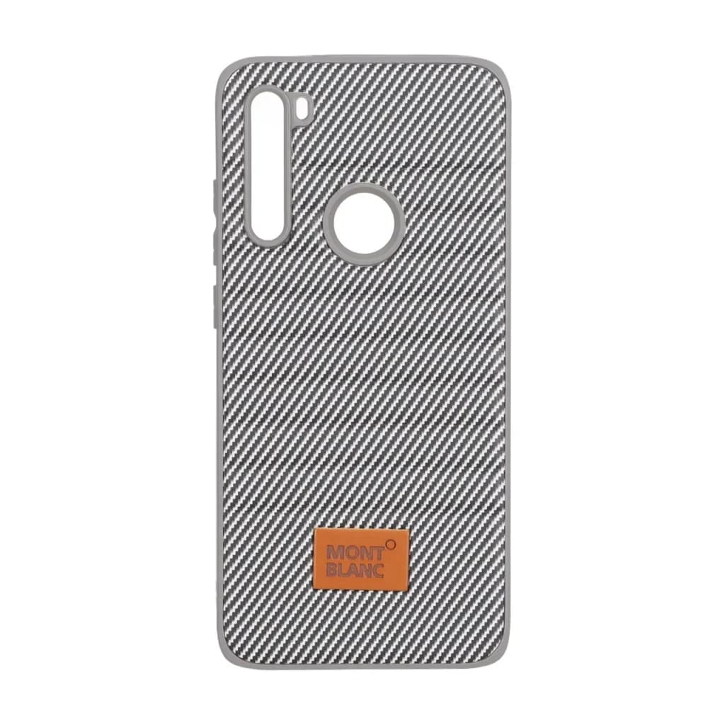 قاب Mont Blanc پافری طرح هاشور Xiaomi Redmi Note 8 – خاکستری کد 1 — تصویر ۲