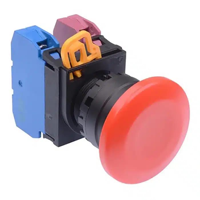 شستی فشاری قارچی قرمز مدل KACON J2-2110MR
