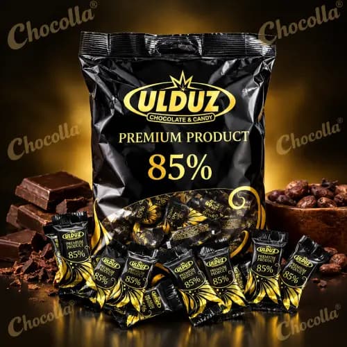 شکلات تلخ اولدوز Ulduz 85درصد250 گرم