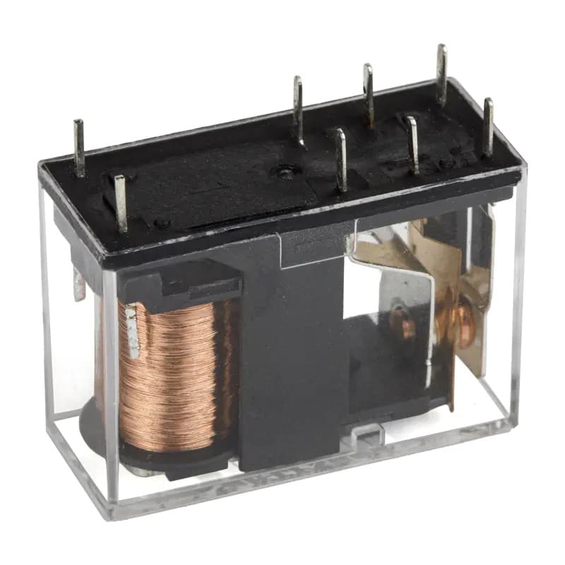 رله شیشه ای کتابی هلی شان 24 ولت 16 آمپر 8 پایه HELISHUN HLS-14F2L-DC24V-C — تصویر ۳