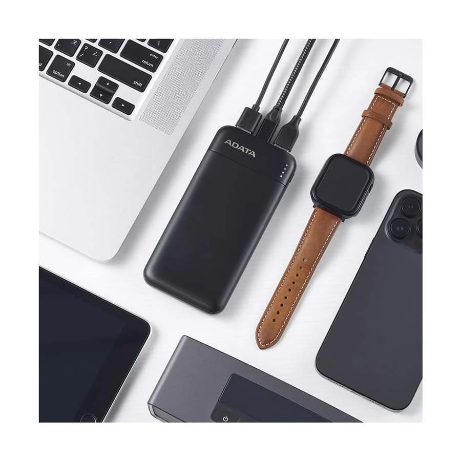 پاور بانک ای دیتا مدل Adata C100 10000mAh مشکی — تصویر ۵