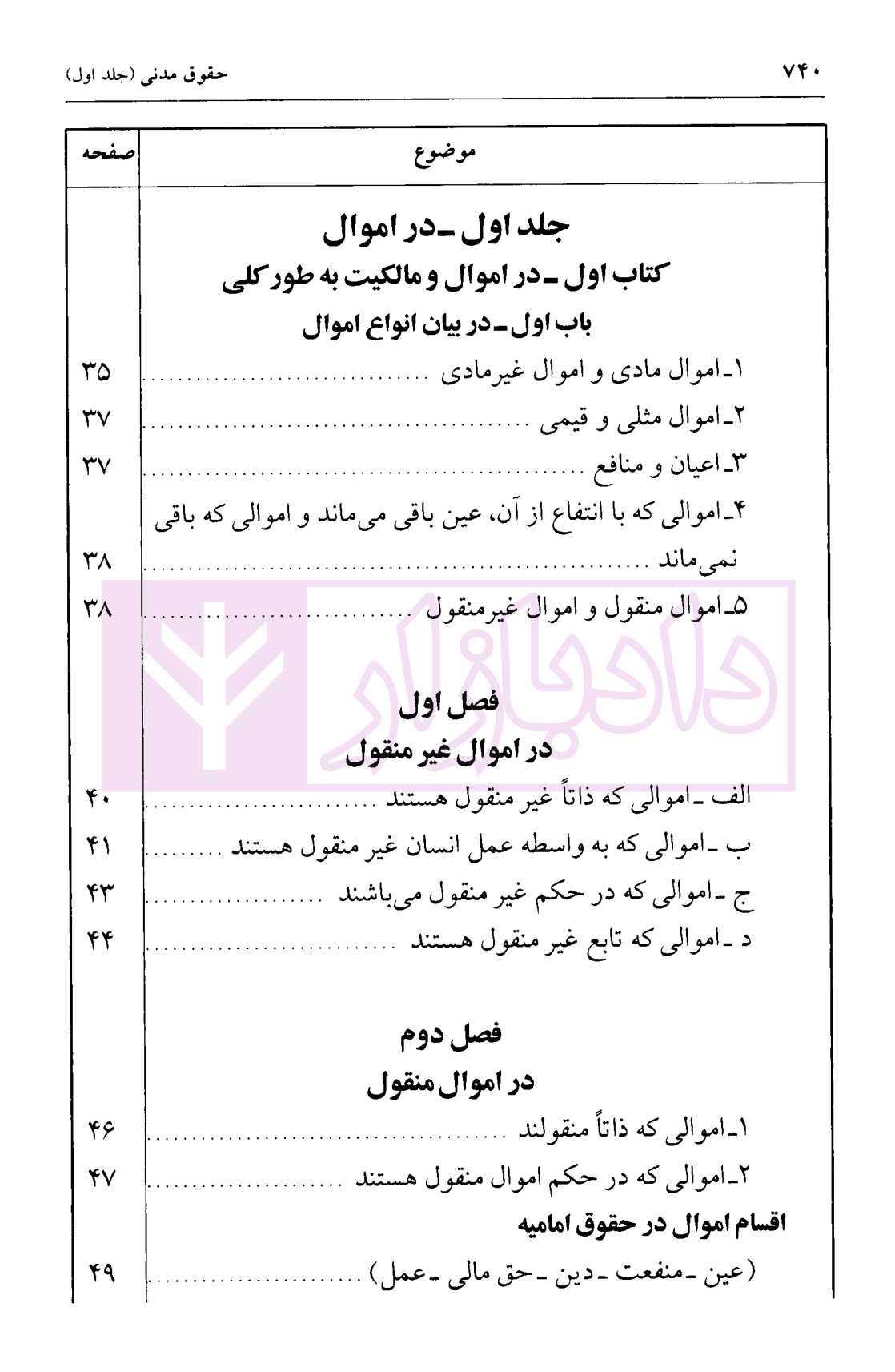 حقوق مدنی جلد اول | دکتر امامی — تصویر ۳