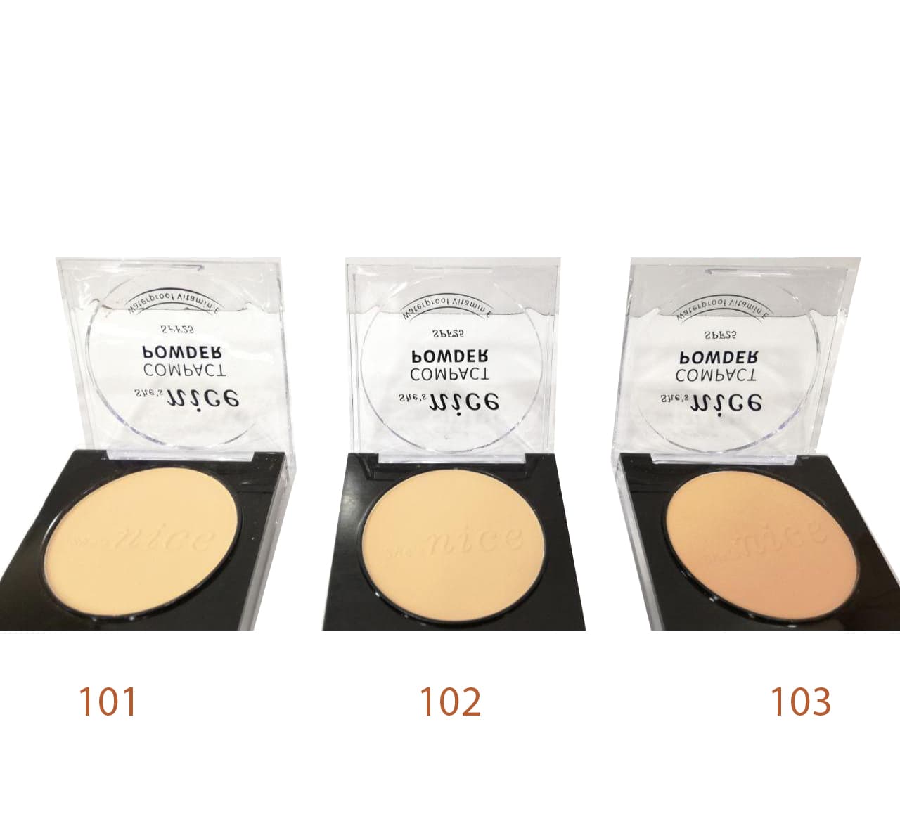 پنکک نایس nice دارای SPF 25 شماره 101 — تصویر ۲