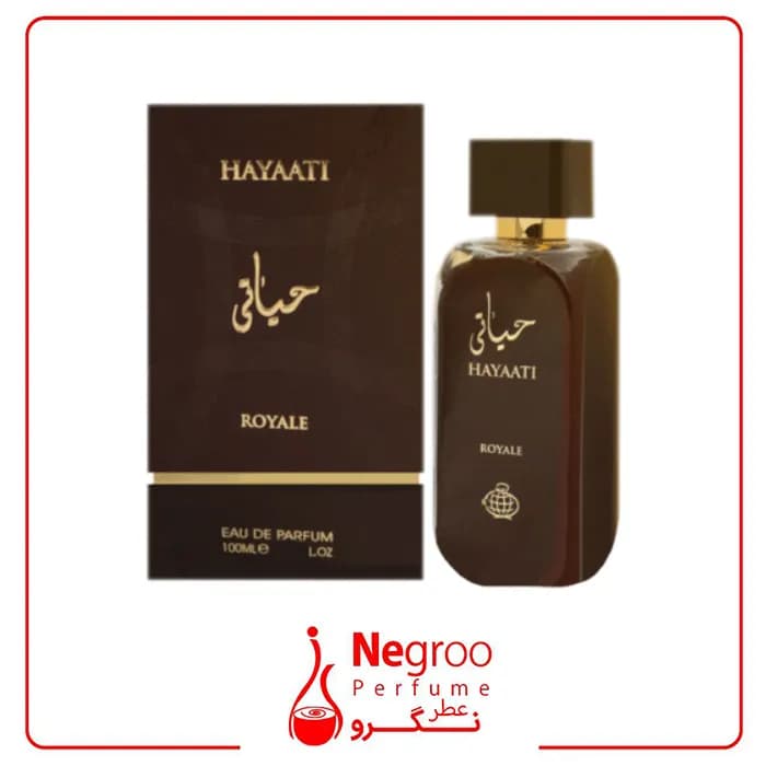 ادکلن فراگرنس ورد مدل حیاتی رویال رایحه موصوف عربی 100 میل