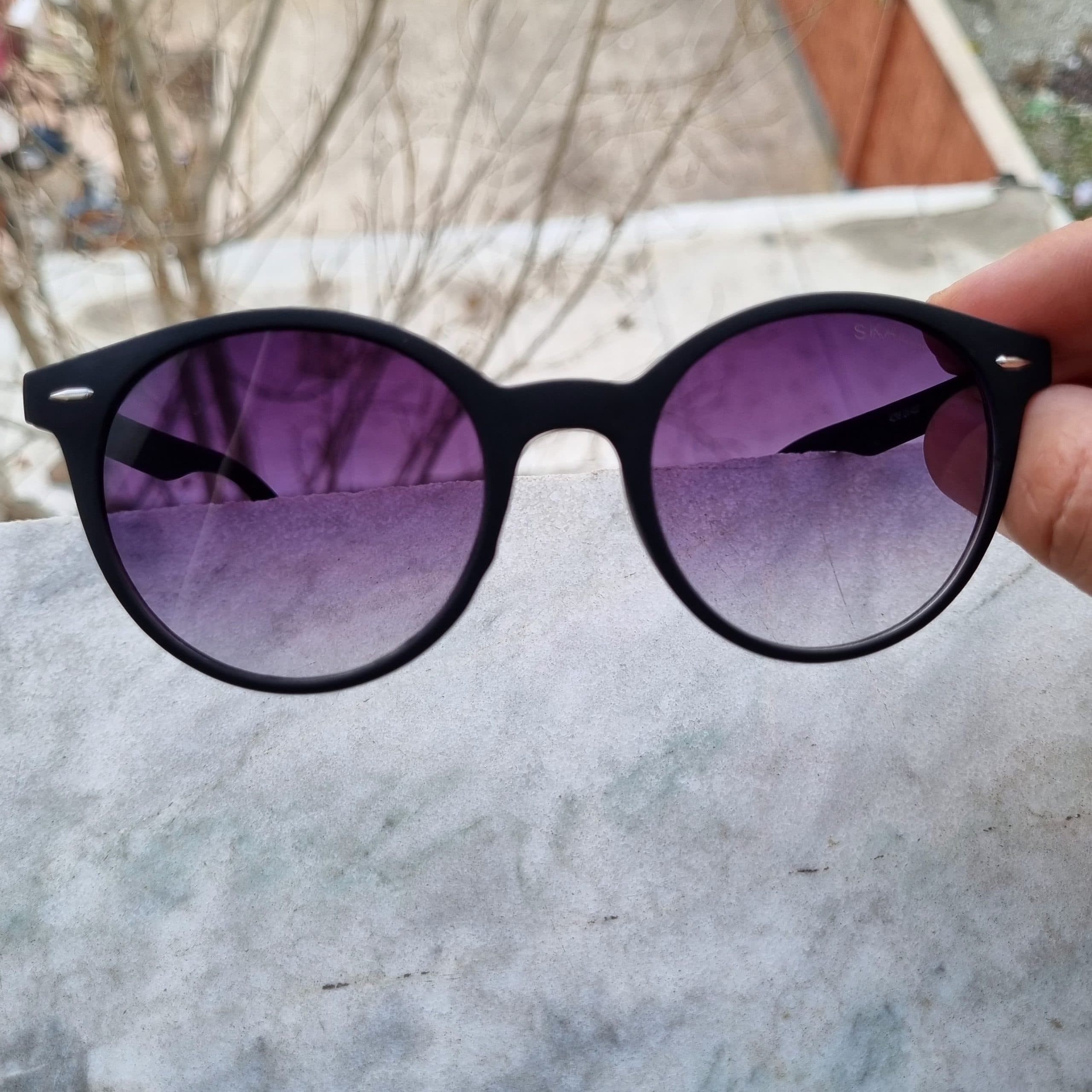 عینک آفتابی مارک اسکادا مدل گرد رنگ مشکی — تصویر ۵