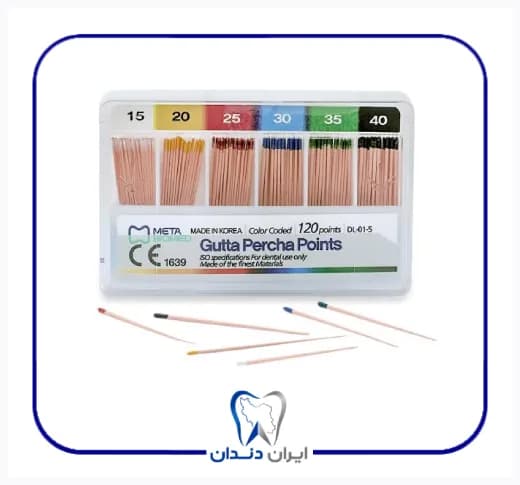 گوتا پرکا 6% متا – Meta Biomed Gutta Percha Points