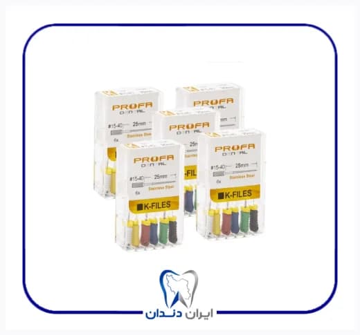 k فایل دستی 25 پروفا – Profa k file stainless steel