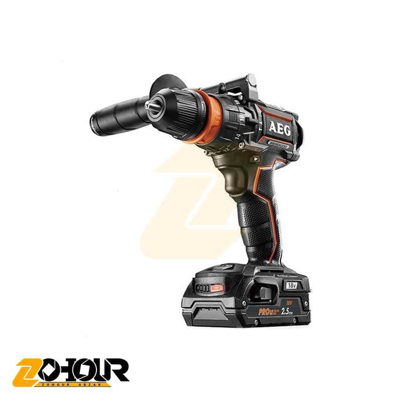 دریل شارژی چکشی 2 سرعته 18 ولت آاگ مدل AEG BSB18CBLLE-252C