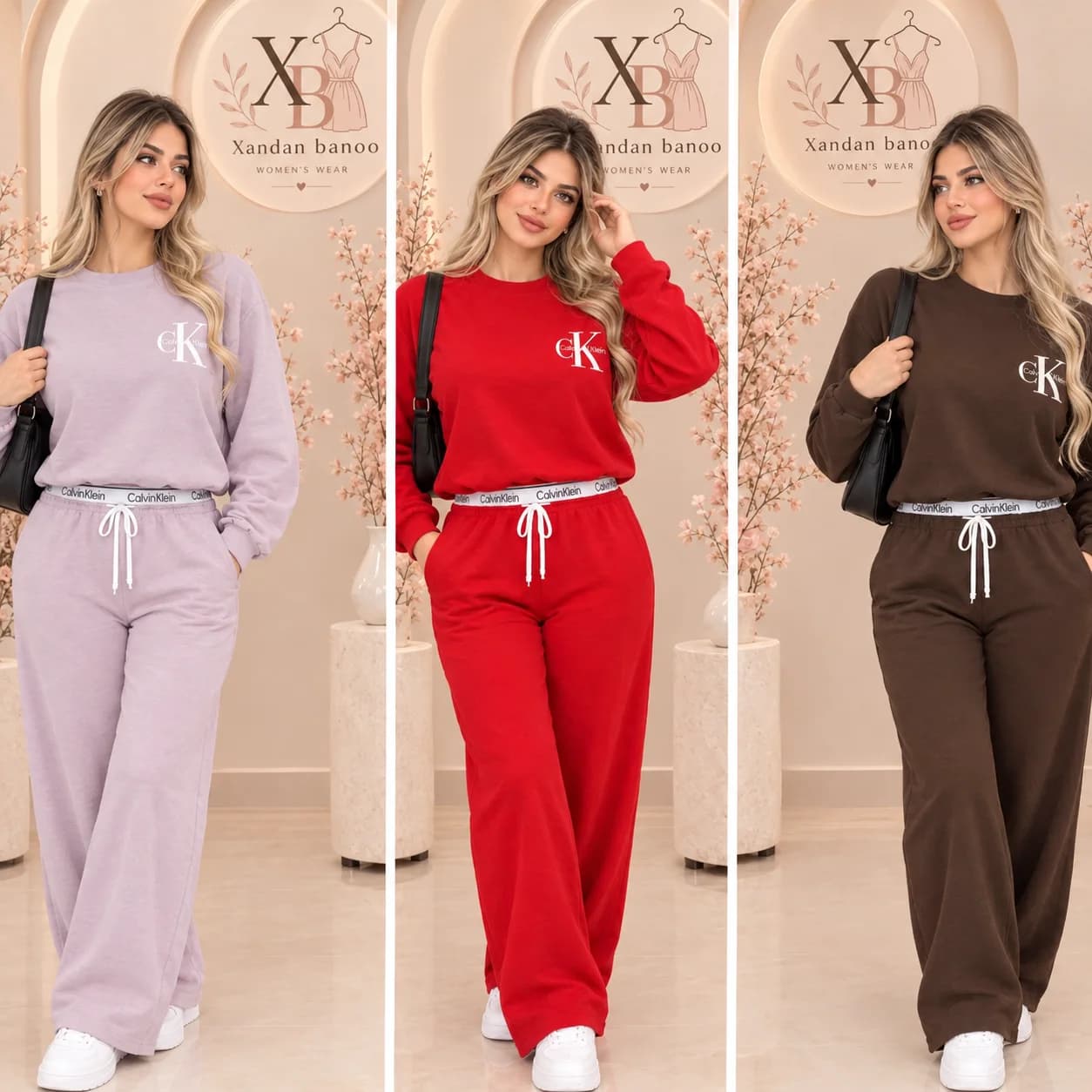 ست جاگر و پیراهن آستین بلند برند Calvin Klein — تصویر ۳