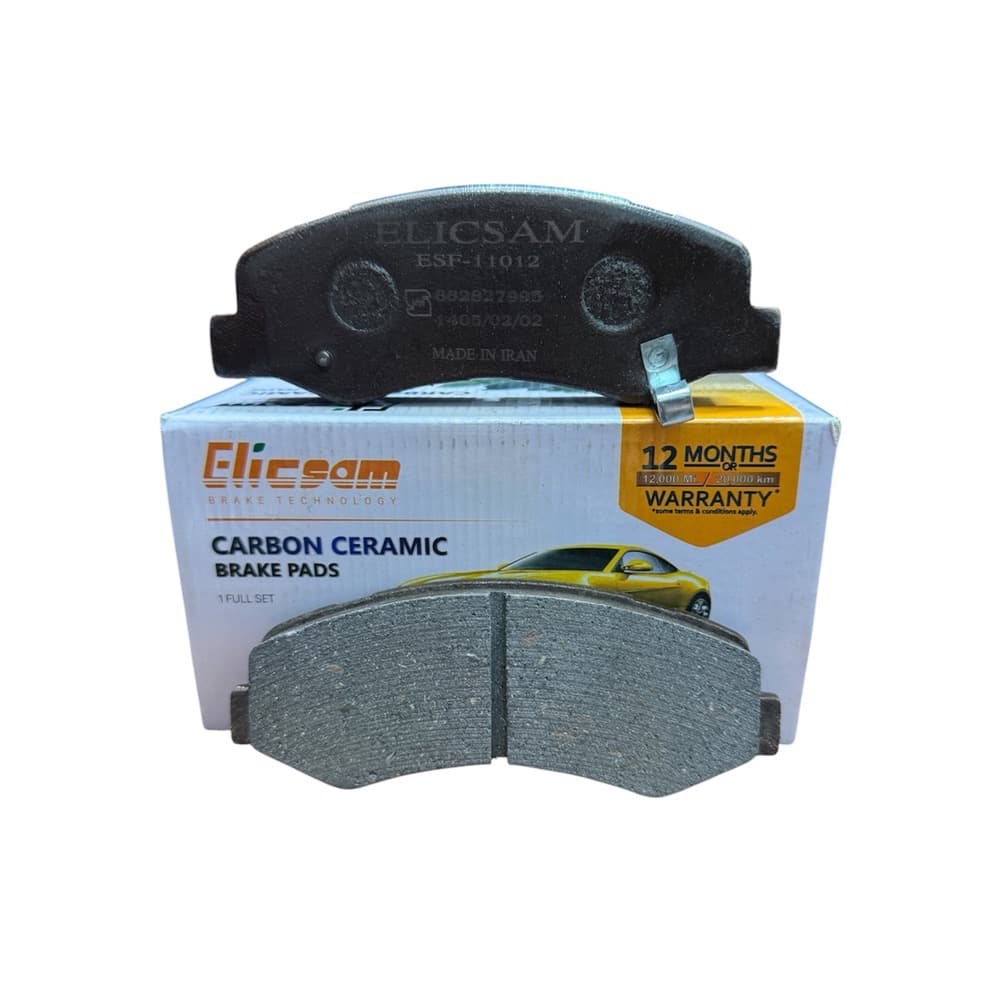 لنت ترمز جلو رانا پلاس الیک سام ELICSAM کربن سرامیکی