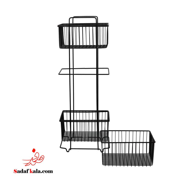 جاپیازی مربع 3 طبقه بهساز فلز(1)/101052 — تصویر ۳