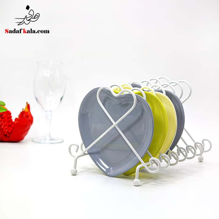استند بشقاب قلبی ضخیم والریا بهساز فلز(16)/0018