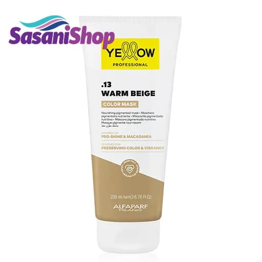 ماسک مو رنگ بژ گرم کد .13 آلفاپرف سری یلو پرو Yellow Professional حجم 200 میلیلیتر