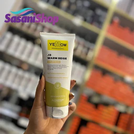 ماسک مو رنگ بژ گرم کد .13 آلفاپرف سری یلو پرو Yellow Professional حجم 200 میلیلیتر — تصویر ۲