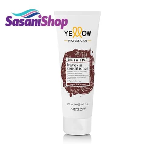 نرمکننده بدون آبکشی مو آلفاپرف سری یلو پرو Yellow Professional مدل Nutritive حجم 250 میلیلیتر