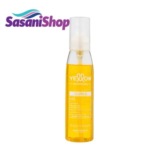 روغن آبرسان موهای فر آلفاپرف سری یلو پرو Yellow Professional مدل Curls حجم 125 میلی‌لیتر