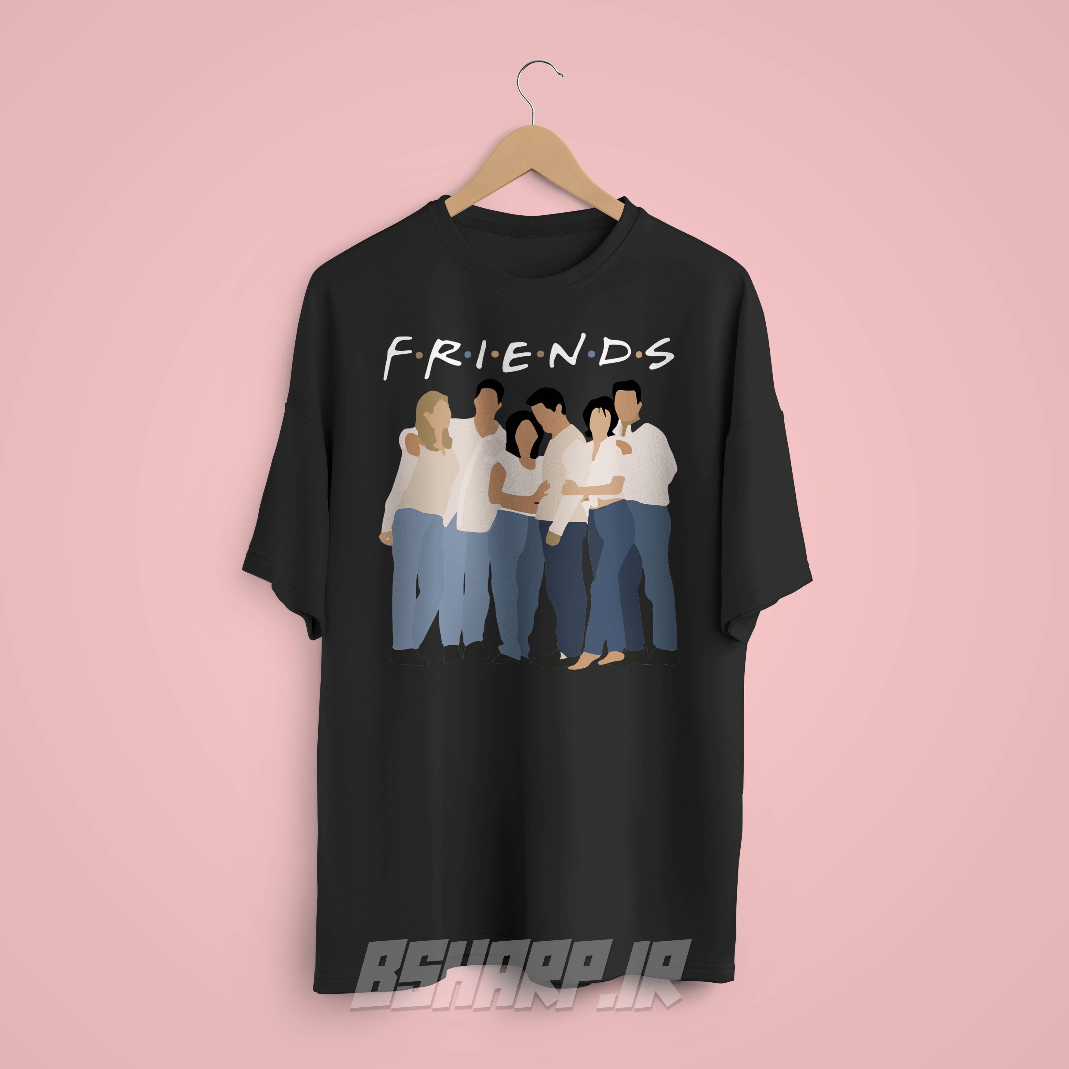 تیشرت Friends طرح بغل — تصویر ۸