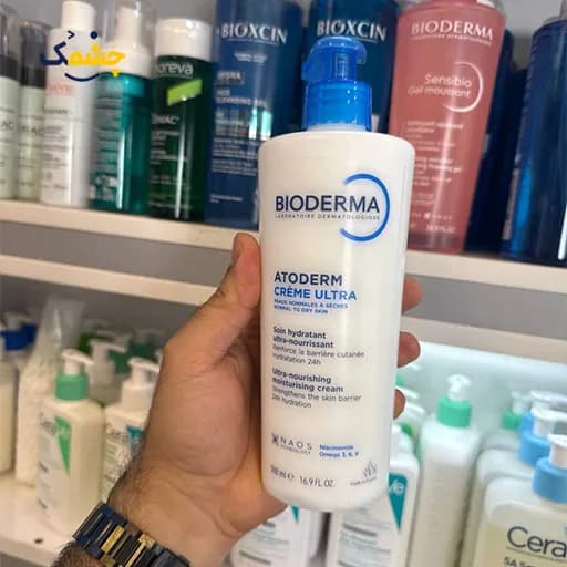 کرم مرطوب‌کننده بایودرما اتودرم کرم اولترا 500 میلی‌لیتر Bioderma Atoderm Crème Ultra — تصویر ۲