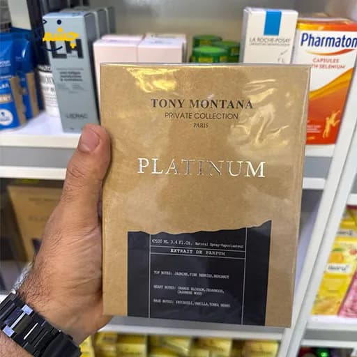 ادکلن ادو پرفیوم تونی مونتانا Tony Montana مدل پلاتینیوم PLATINUM پرایوت کالکشن ۱۰۰ میل — تصویر ۲