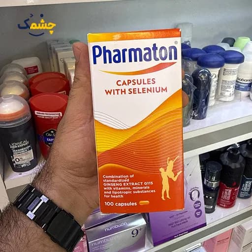 کپسول فارماتون حاوی سلنیوم ۱۰۰ کپسول | Pharmaton Capsules with Selenium سوییس اصلی — تصویر ۲