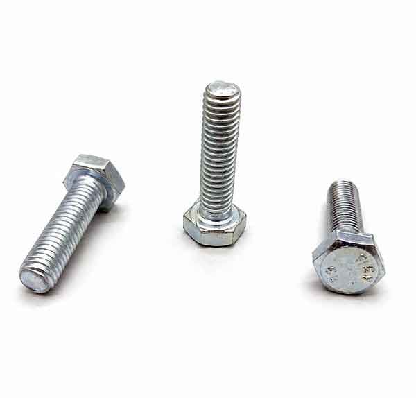 پیچ آهنی سفید M6x50