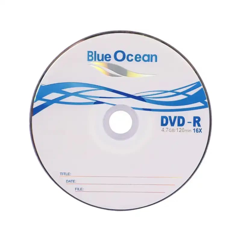 دی وی دی خام بلوشن blue ocean ظرفیت 4.7 گیگابایت بسته 50 عددی
