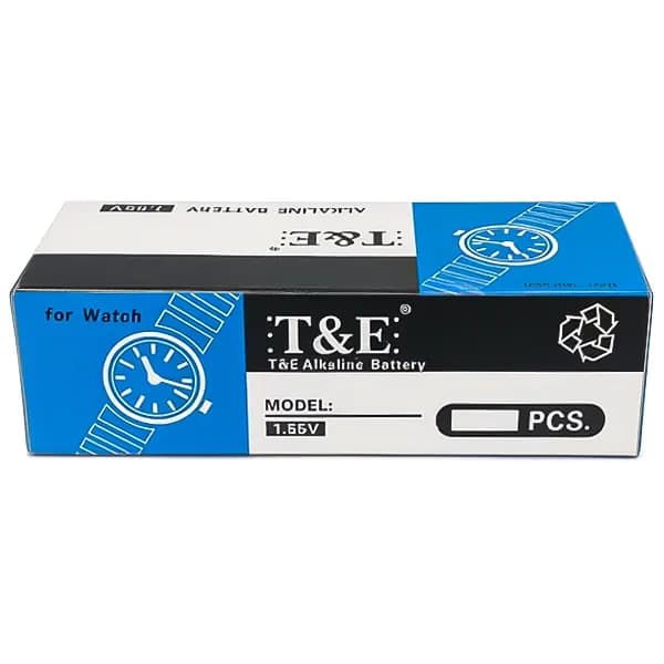 باتری سکه ای آلکالاین T&E مدل AG13 بسته 10 عددی — تصویر ۲