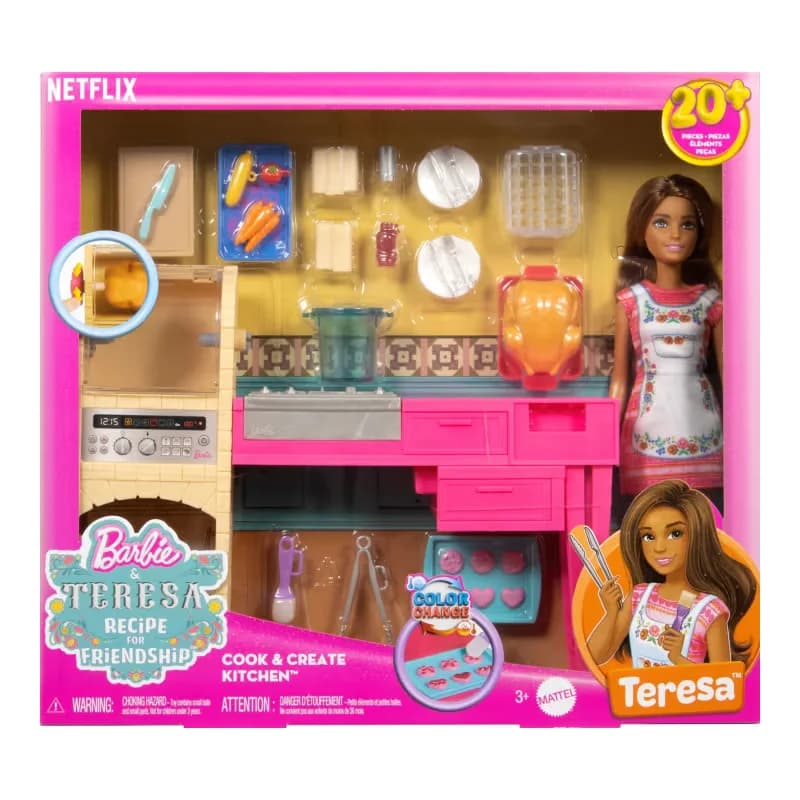 باربی مدل barbie and teresa recipe for friendship کد jct06 — تصویر ۵