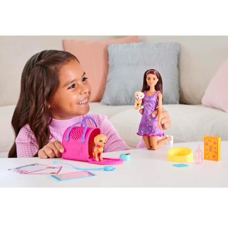 عروسک باربی مدل Barbie Pup Adoption Doll کدHKD86MAT — تصویر ۷