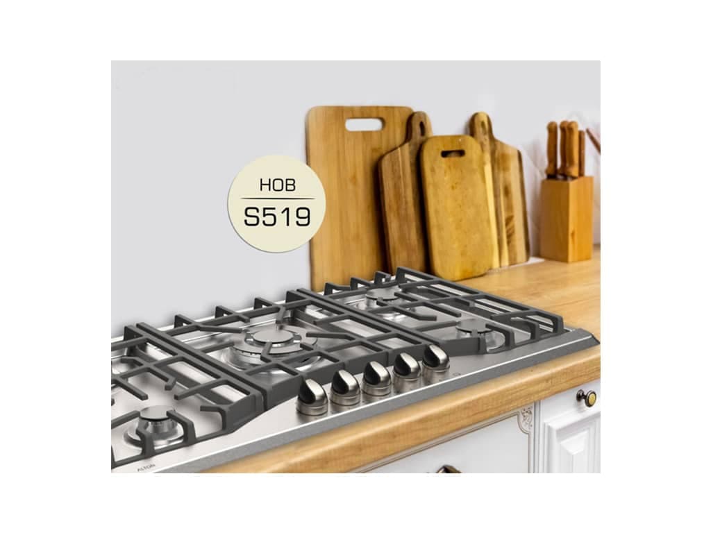 اجاق گاز صفحه ای استیل آلتون کد S519N — تصویر ۴