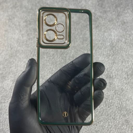 قاب گوشی موبایل دور طلایی شیائومی Note 12pro 5g note 12 pro نوت 12 پرو — تصویر ۶