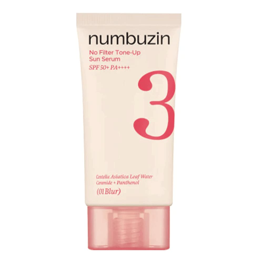 ضدآفتاب سرمی تون‌آپ نامبوزین No.3 No Filter Tone-Up SPF5 حجم 50 میل