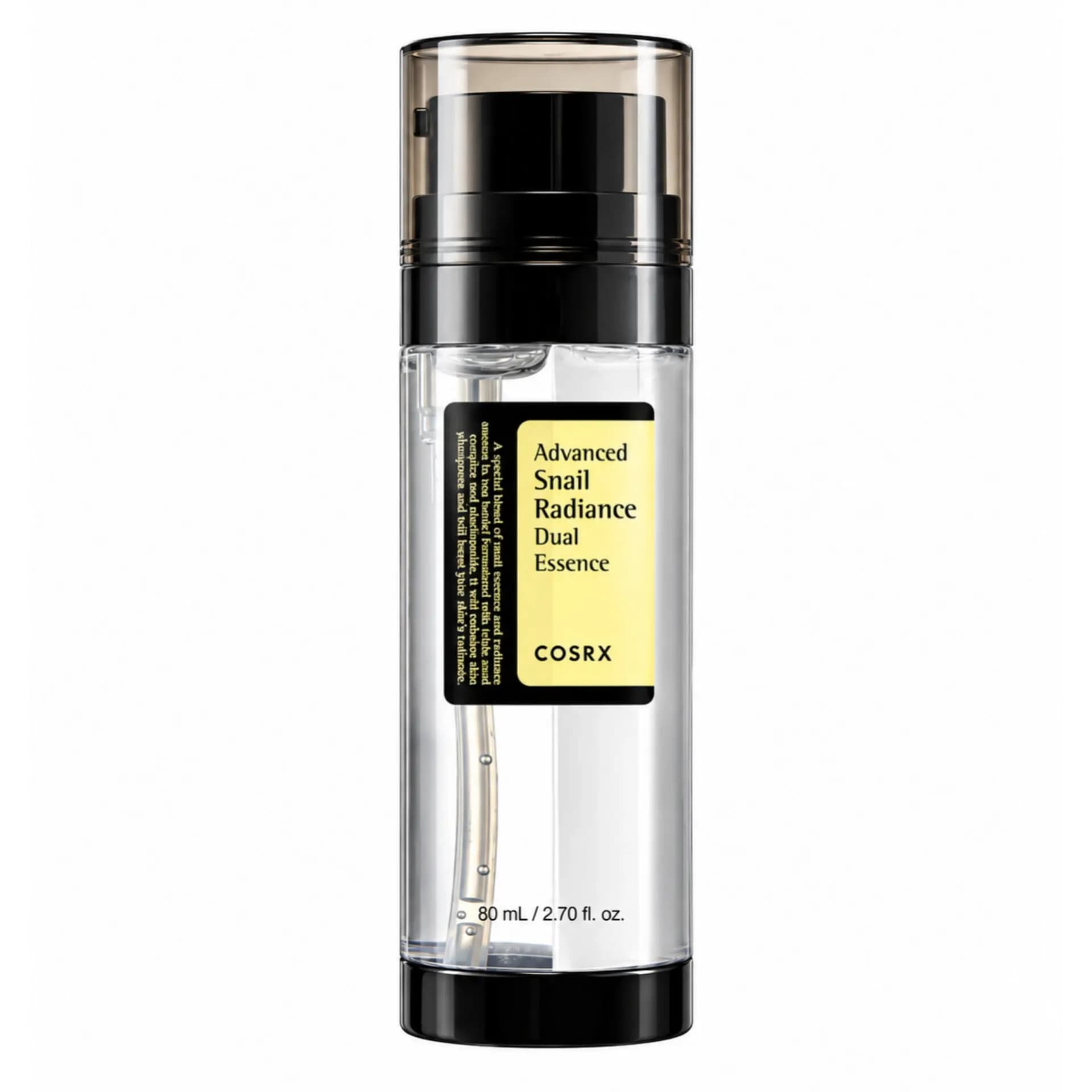 دبل اسنس دوگانه حلزون کوزارکس Advanced Snail Radiance حجم 80 میل | COSRX Dual Essence