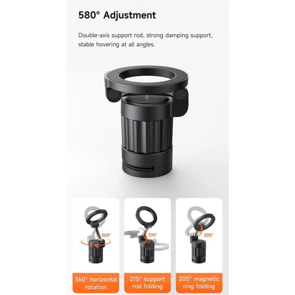هولدر و پایه نگهدارنده رومیزی مگنتی مک دودو McDodo TB-6250 — تصویر ۸