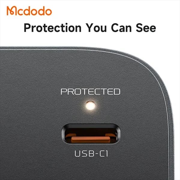 مبدل برق و شارژر دیواری مک دودو Mcdodo CP-0750 توان 20 وات — تصویر ۶