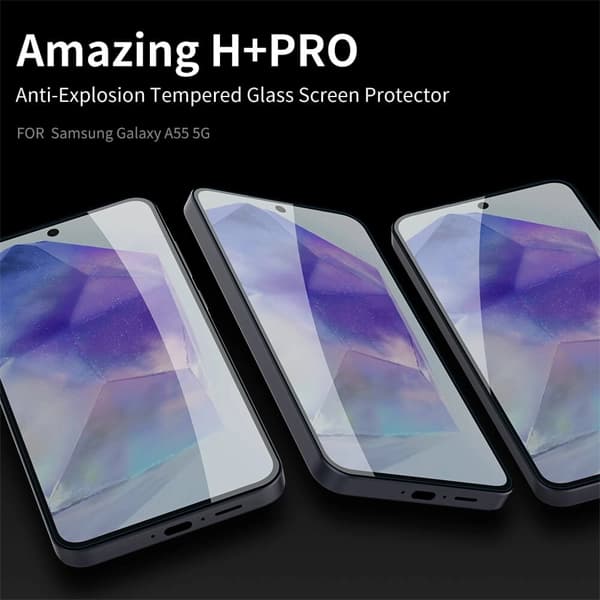 گلس نیلکین گوشی سامسونگ Samsung A55 Nillkin H+ Pro — تصویر ۳