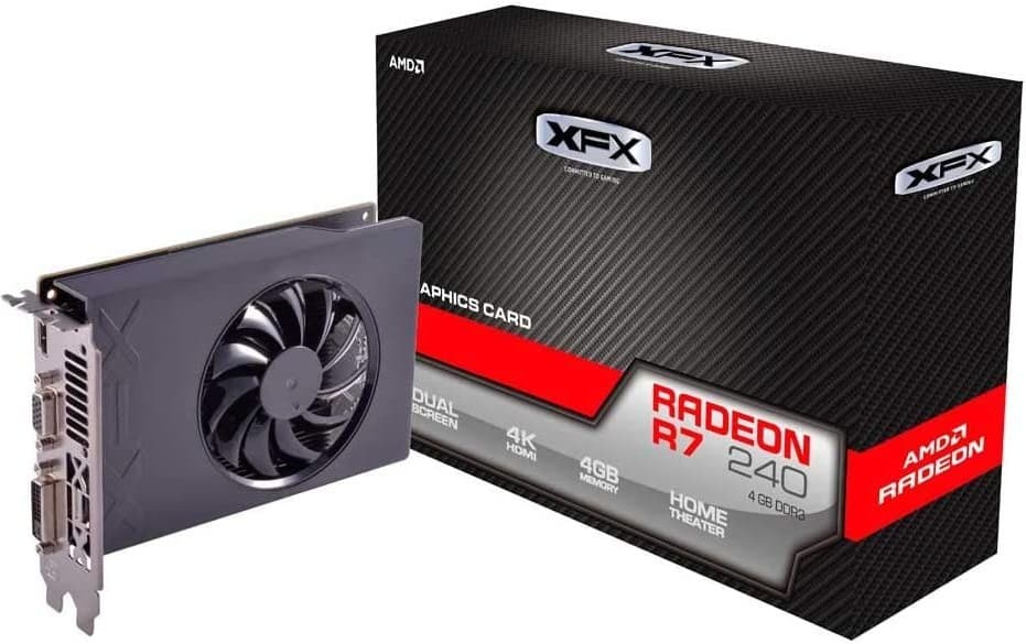 کارت گرافیک XFX Radeon R7 240A ظرفیت ۴ گیگابایت استوک