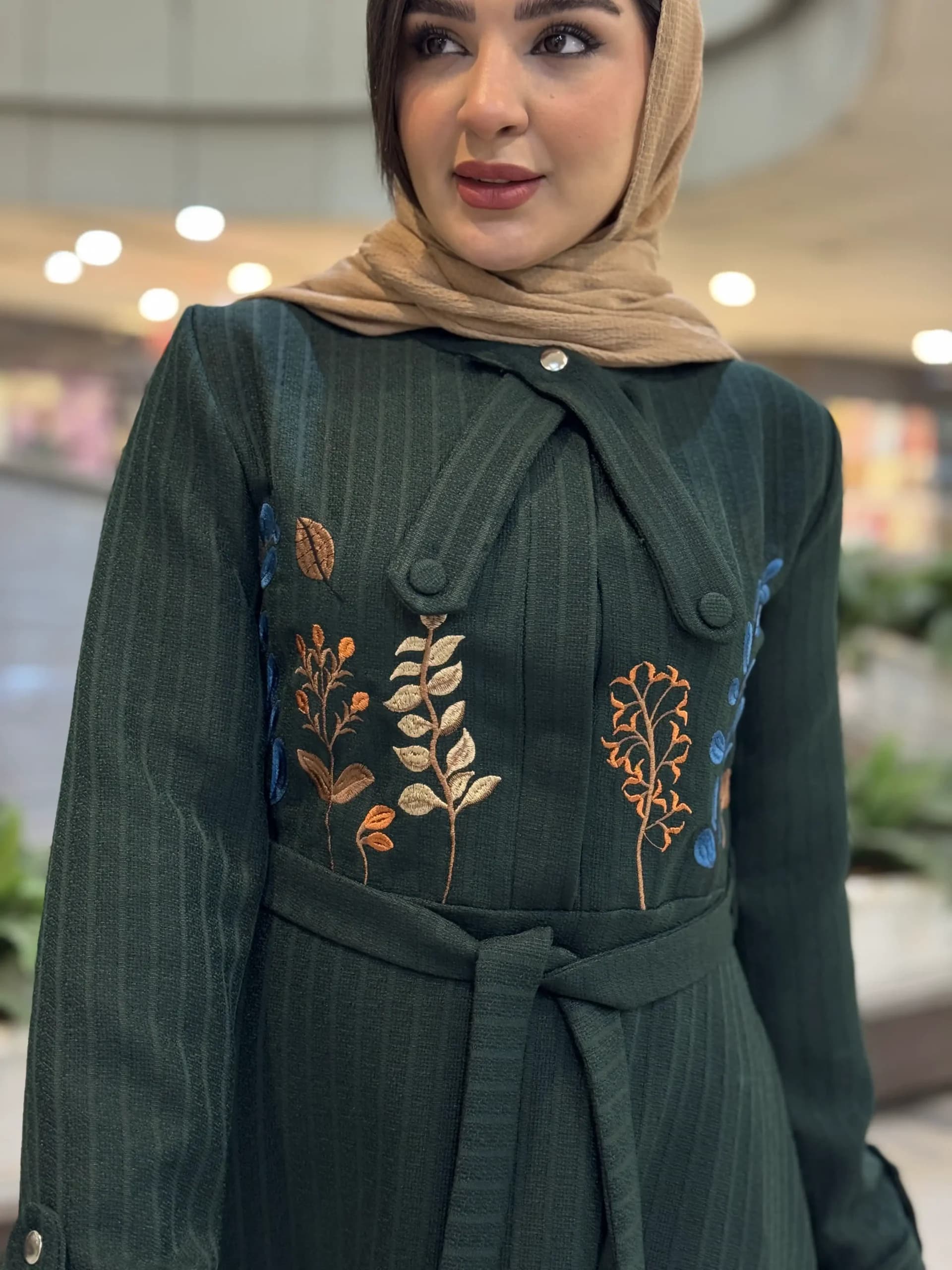 مانتو پیراهنی مدل نازین — تصویر ۵