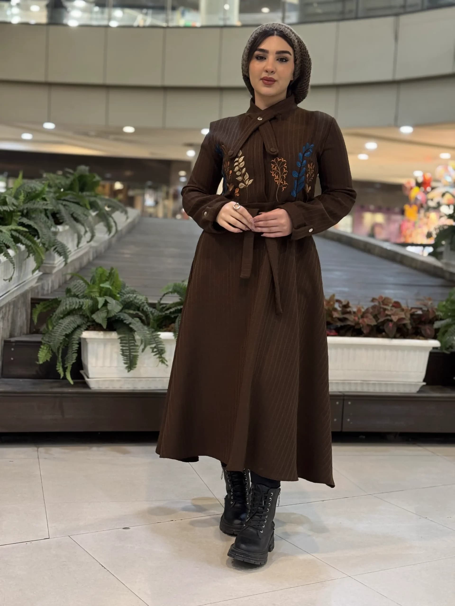 مانتو پیراهنی مدل نازین — تصویر ۶