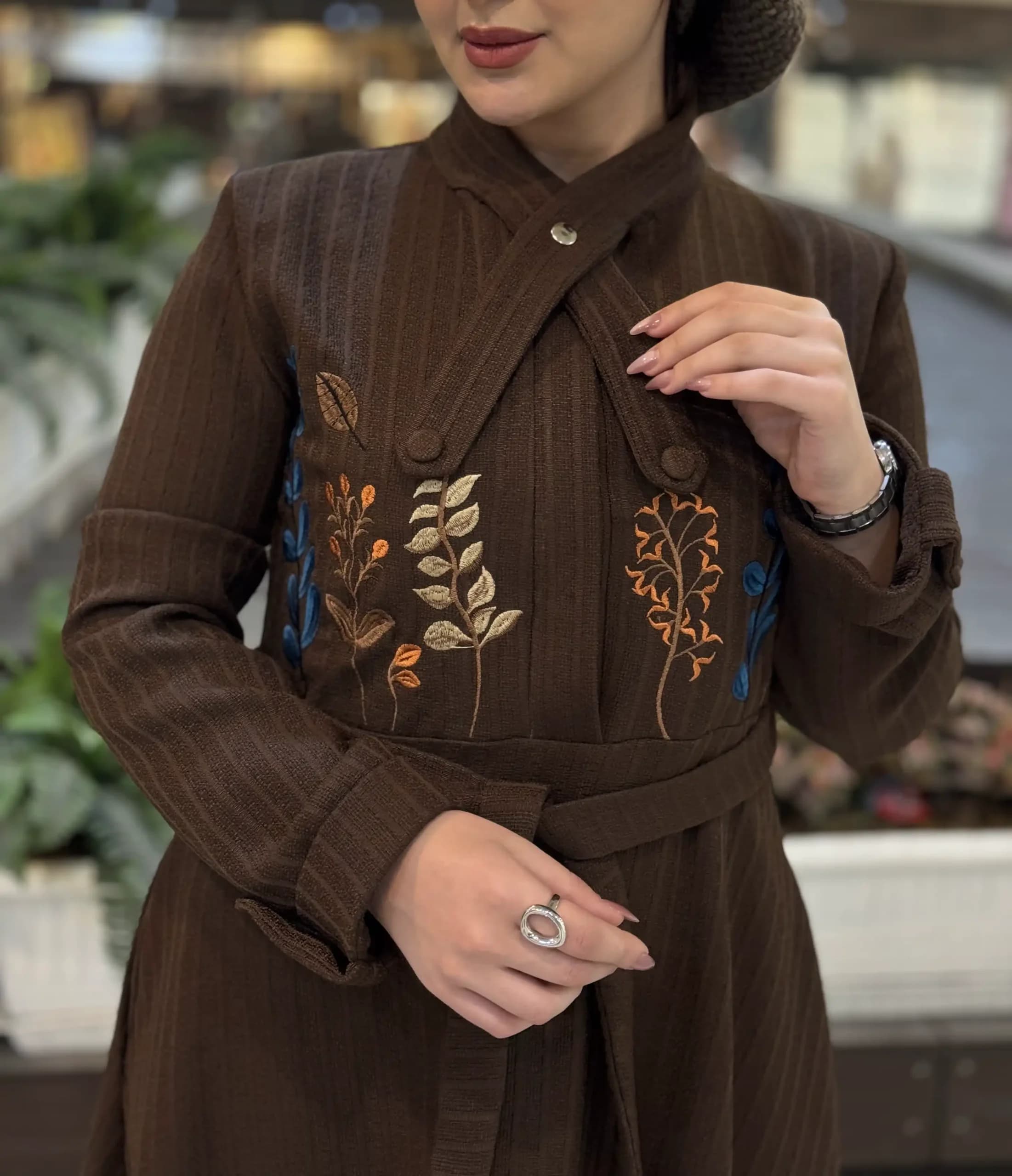 مانتو پیراهنی مدل نازین — تصویر ۷