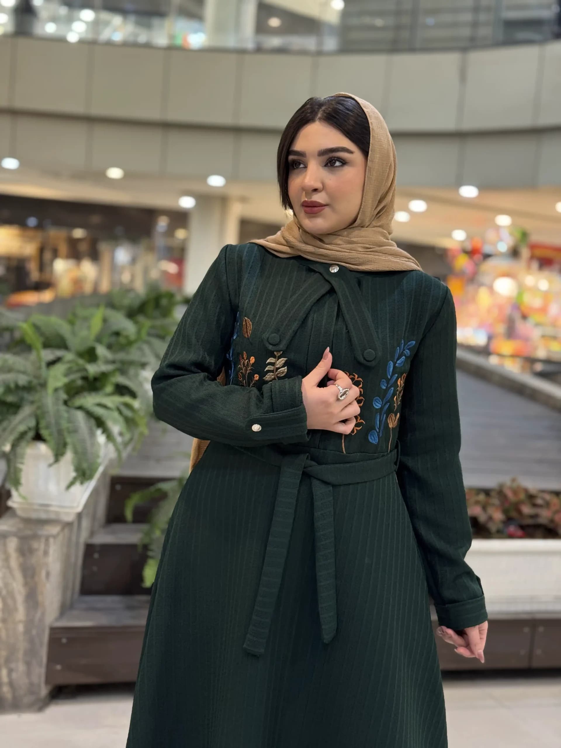 مانتو پیراهنی مدل نازین — تصویر ۴