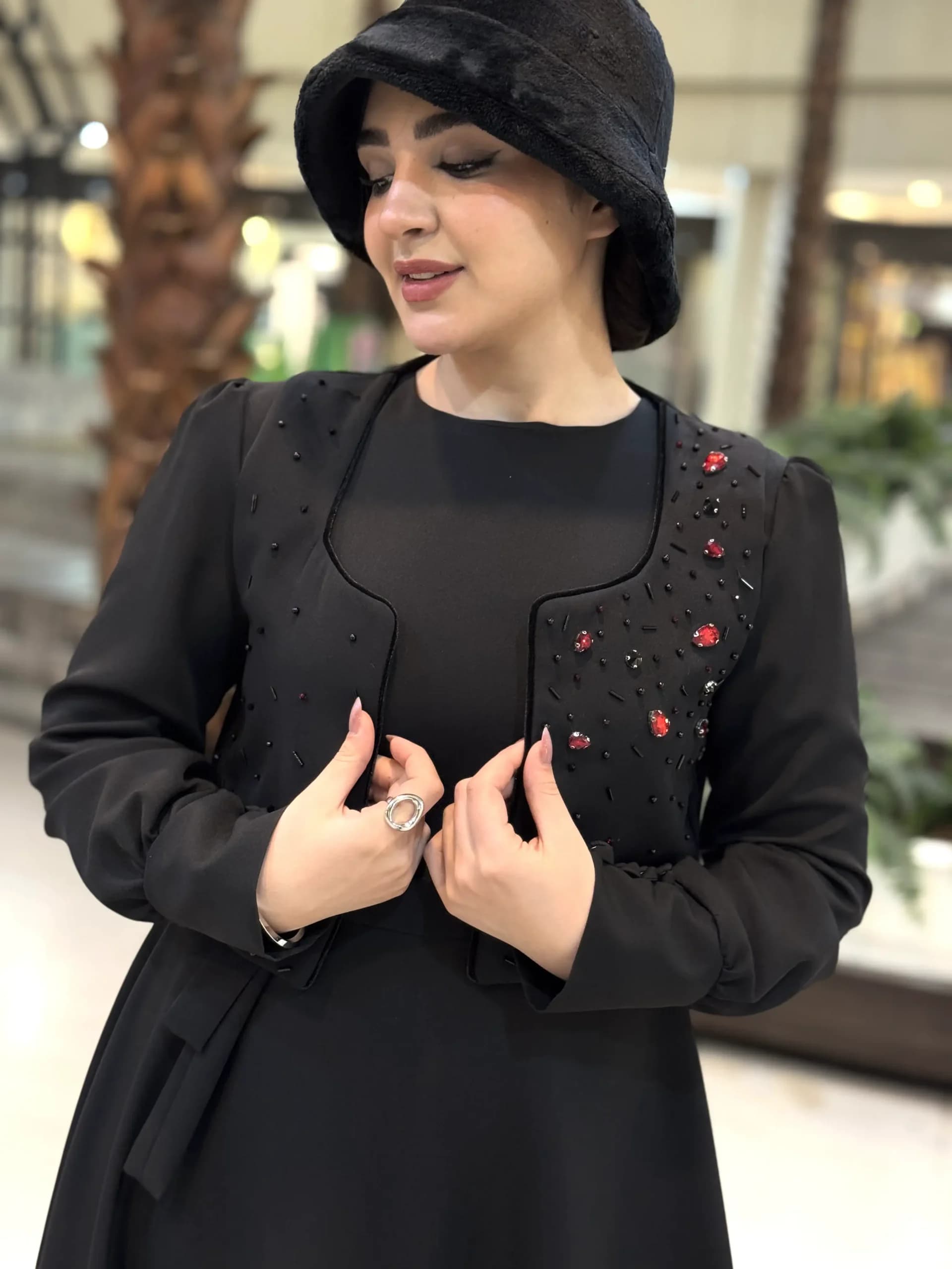 جلیقه سنگدوزی یاقوت