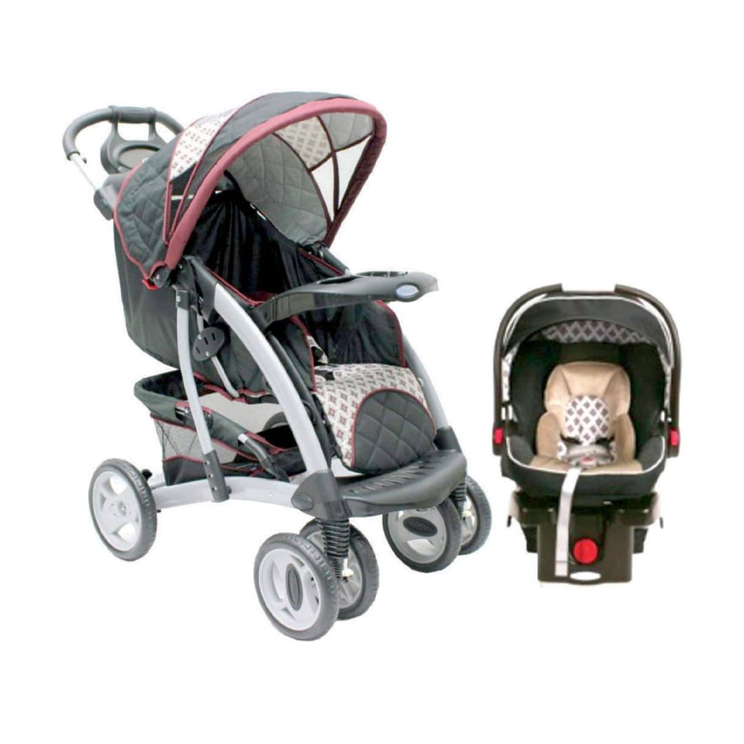 کالسکه و کریر گراکو | Graco Quattro Tour Dlx Travel System-Antiquity