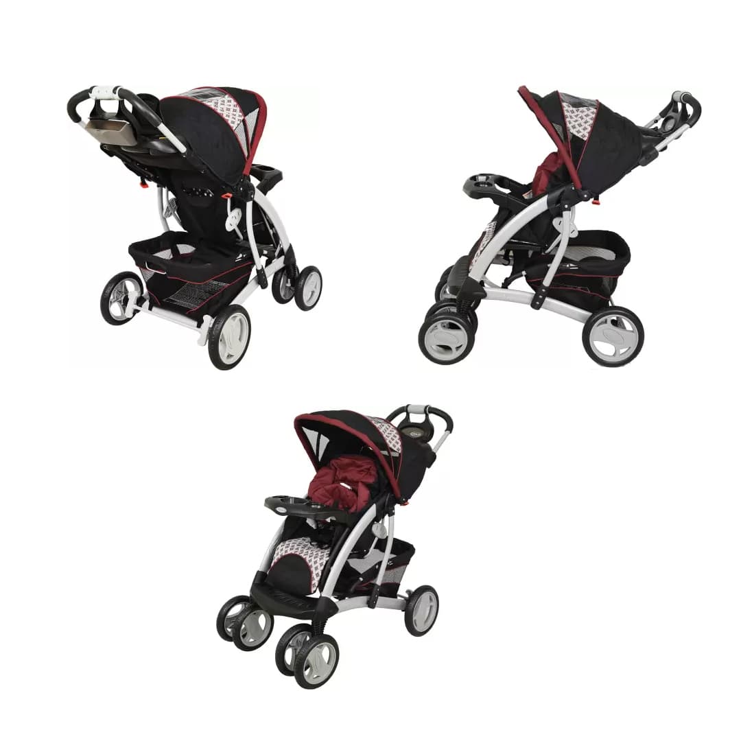 کالسکه و کریر گراکو | Graco Quattro Tour Dlx Travel System-Antiquity — تصویر ۲