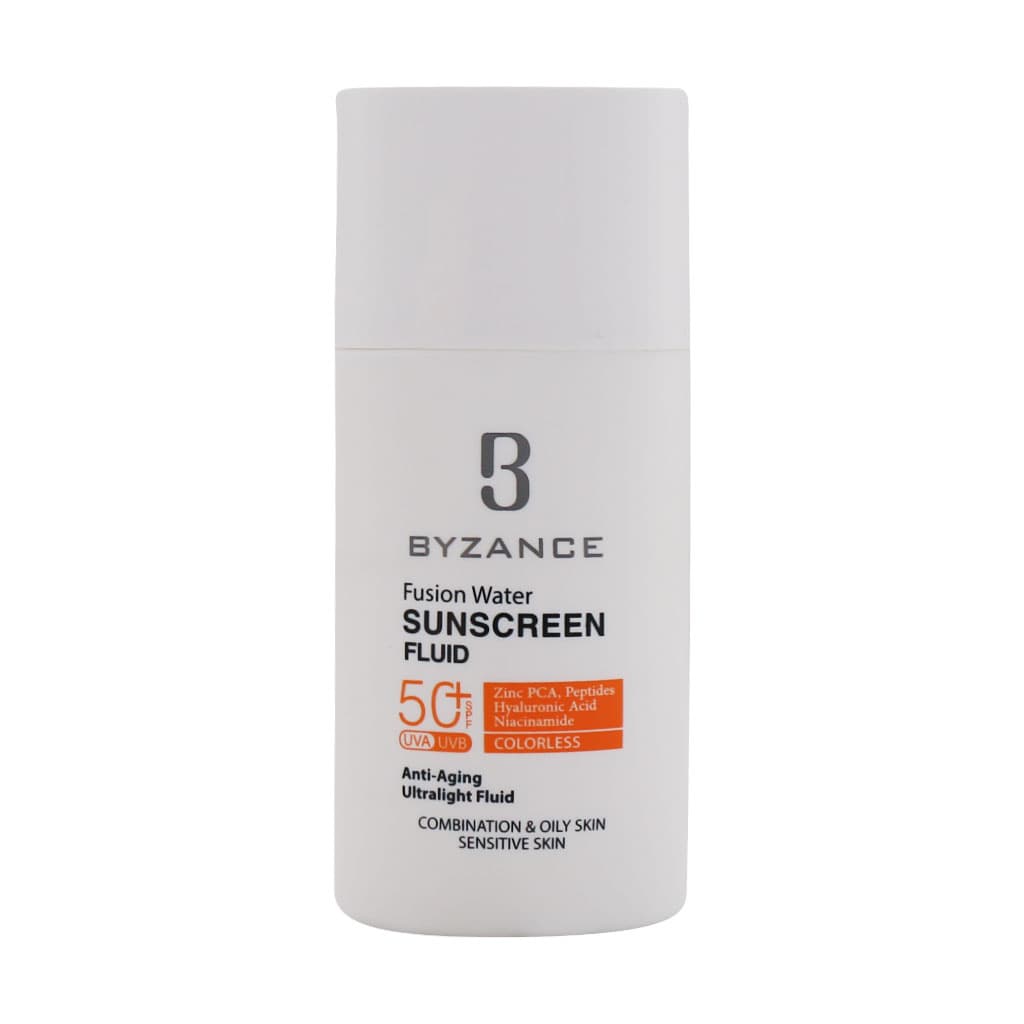 فلوئید ضد آفتاب فیوژن واتر بیزانس SPF50 حجم ۵۰ میل