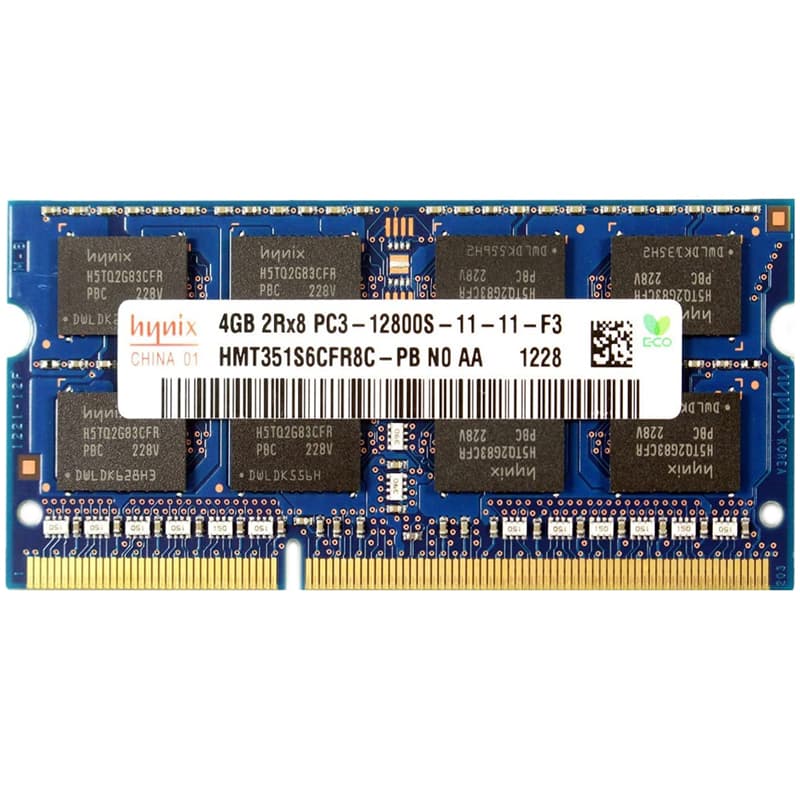 رم لپ تاپ DDR3 اسکی هاینیکس مدل PC3-12800S تک کاناله 1600 مگاهرتز CL11 ظرفیت 4 گیگابایت استوک