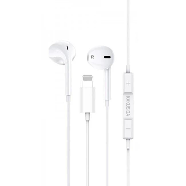 هندزفری سیمی کاکوسیگا KSC-846 | رابط Lightning و میکروفون