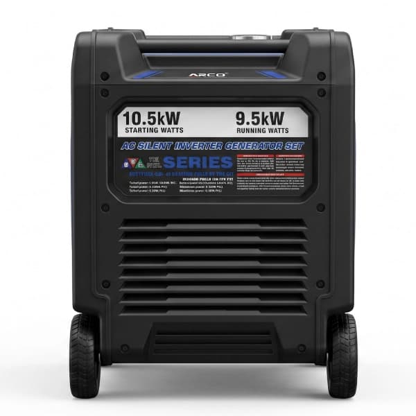 موتور برق سه گانه سوز آبکو 10.5 کیلووات مدل AB14000iE-3F تک فاز و سه فاز سایلنت — تصویر ۵